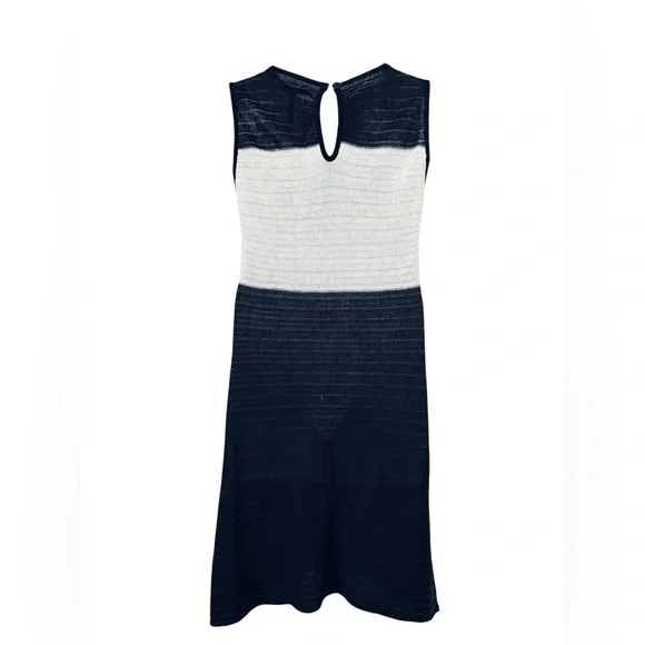 NWOT, Sarah Pacini, Sleeveless Knit Dress, One Size, Black & White - Picture 8 of 13